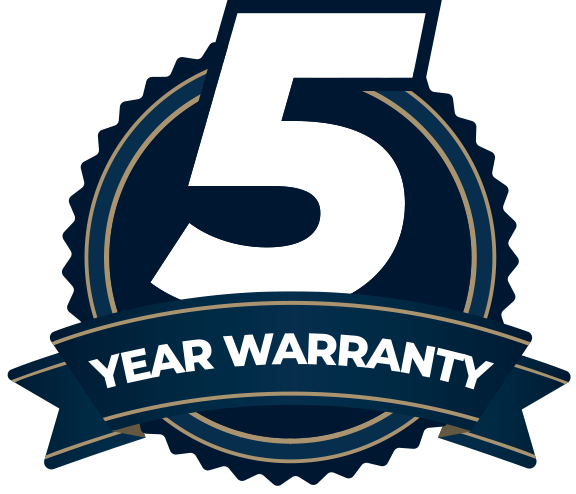 5 Year Warranty