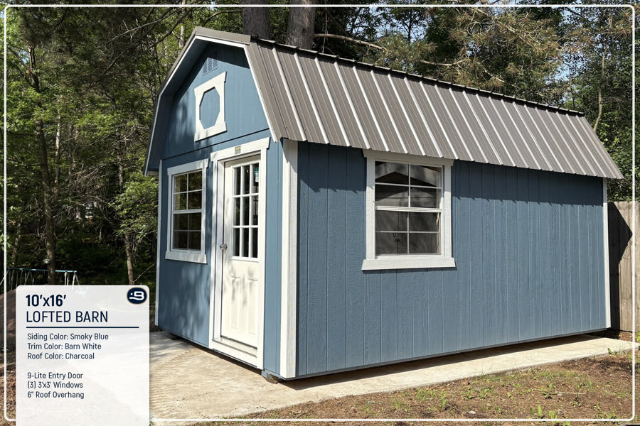 10x16 Lofted Barn