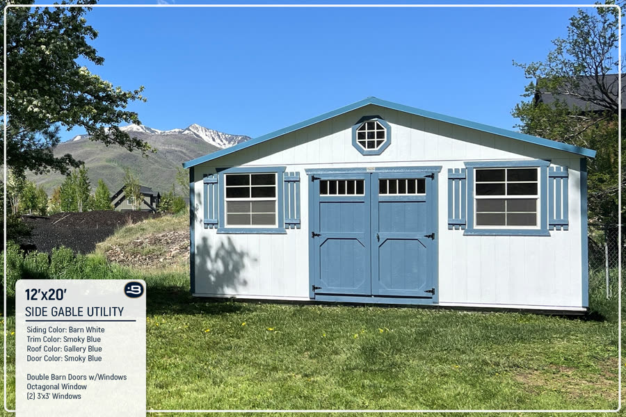 12x20 Side Gable