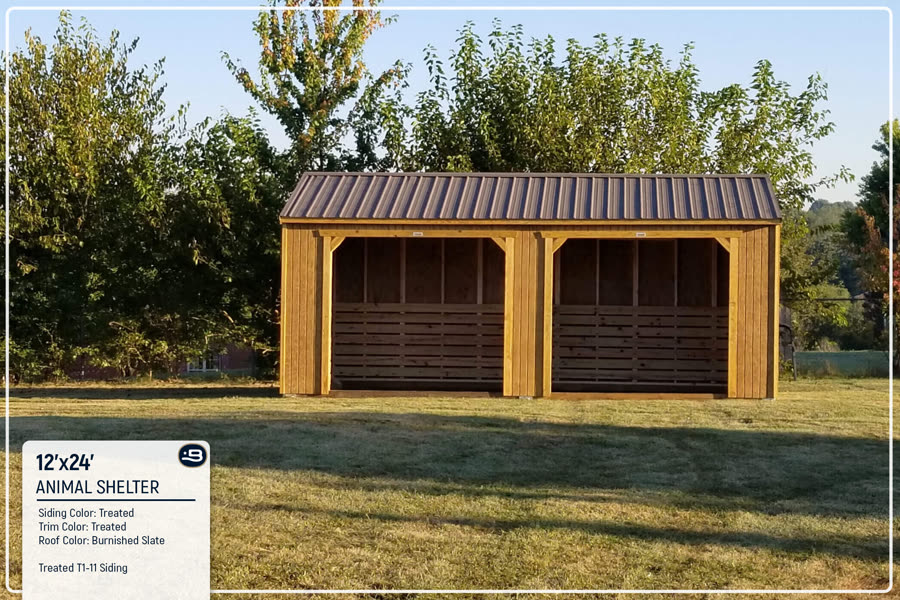 12x24 Animal Shelter