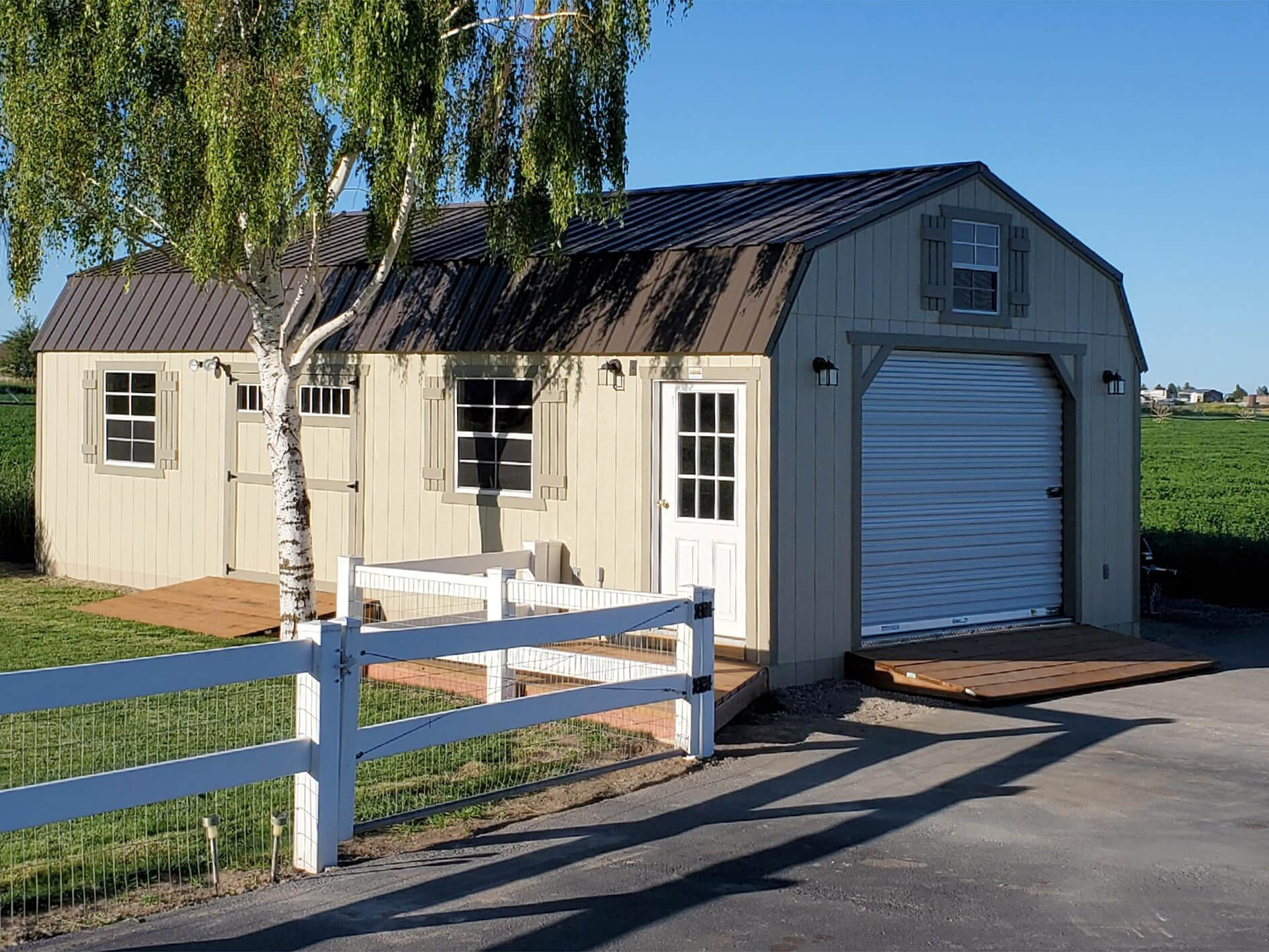 Lofted Barn Garage 3