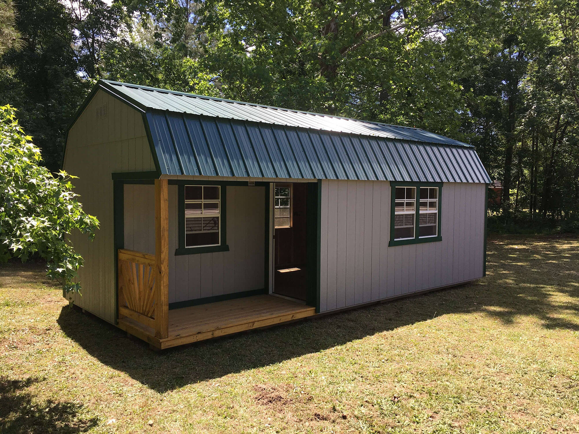 Side Porch Lofted Barn 3