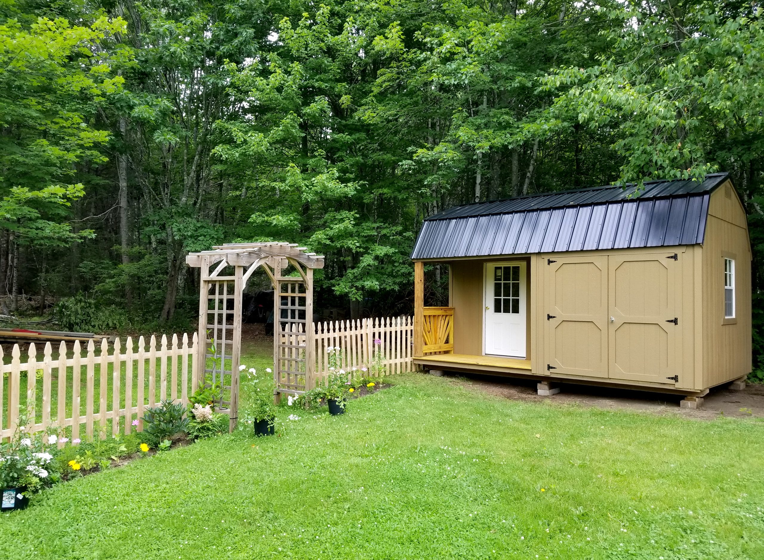 Side Porch Lofted Barn 5