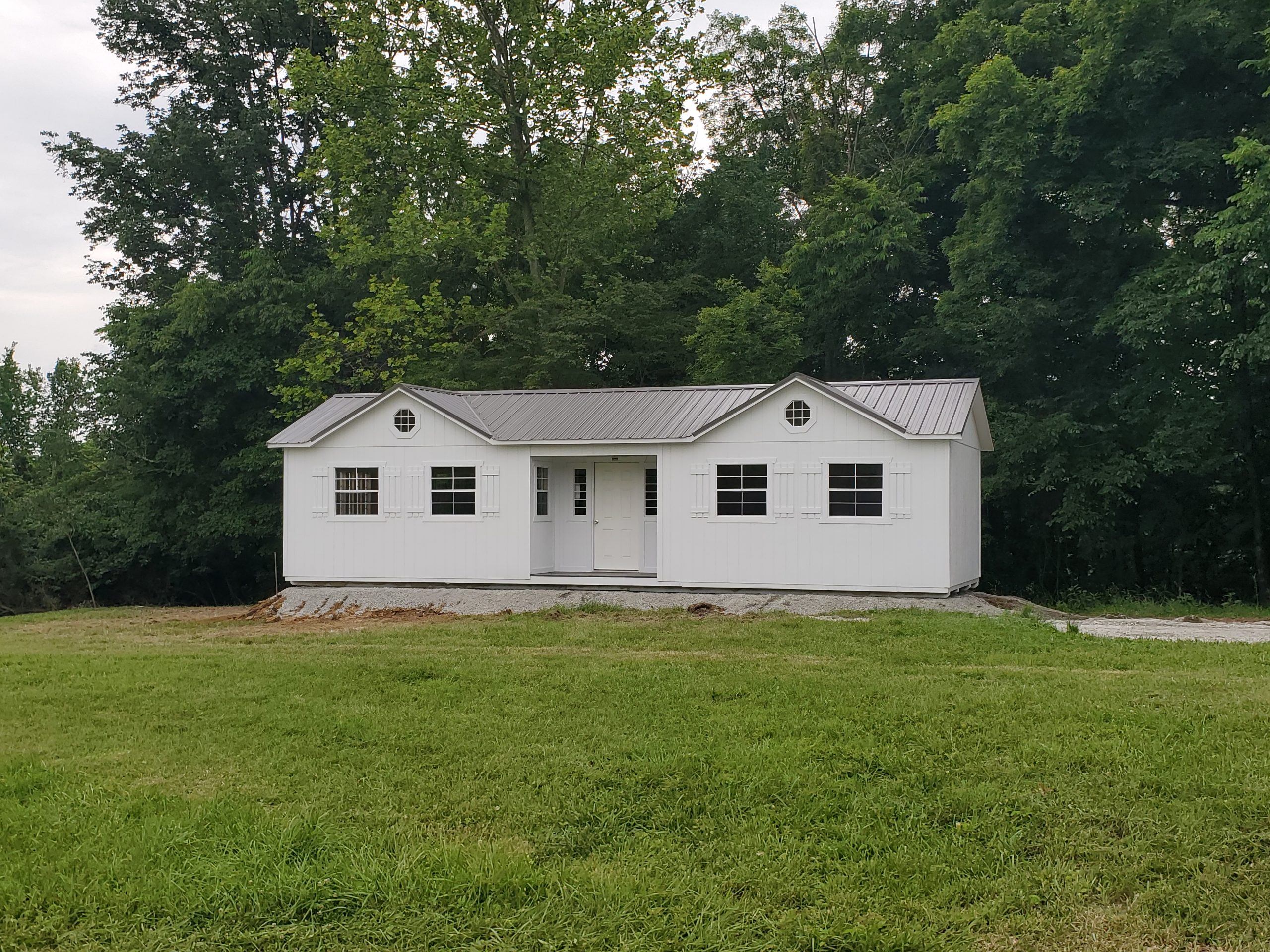 Center Porch Utility Shed