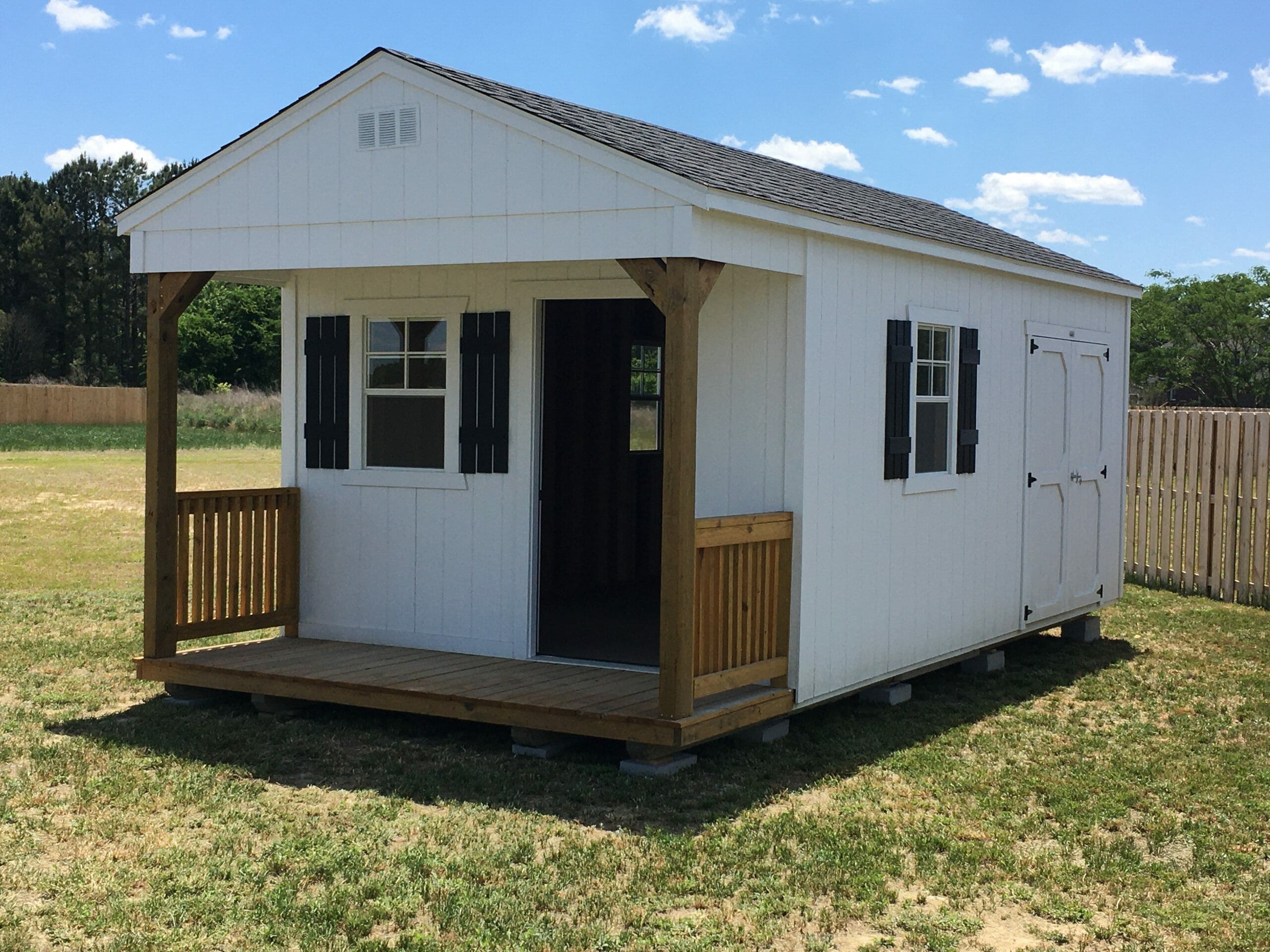 Front Porch Utility Shed 2