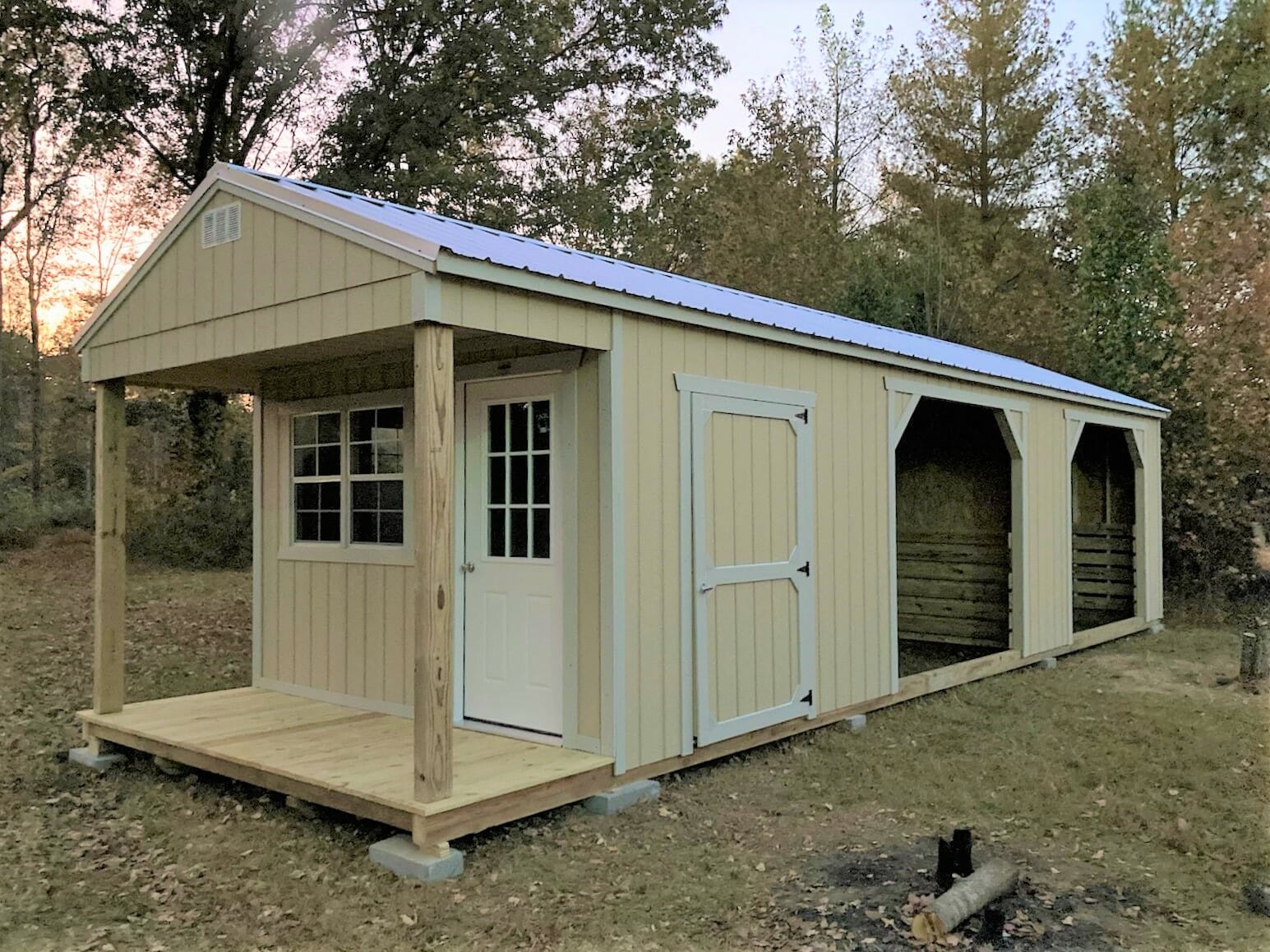 Front Porch Utility Shed 3