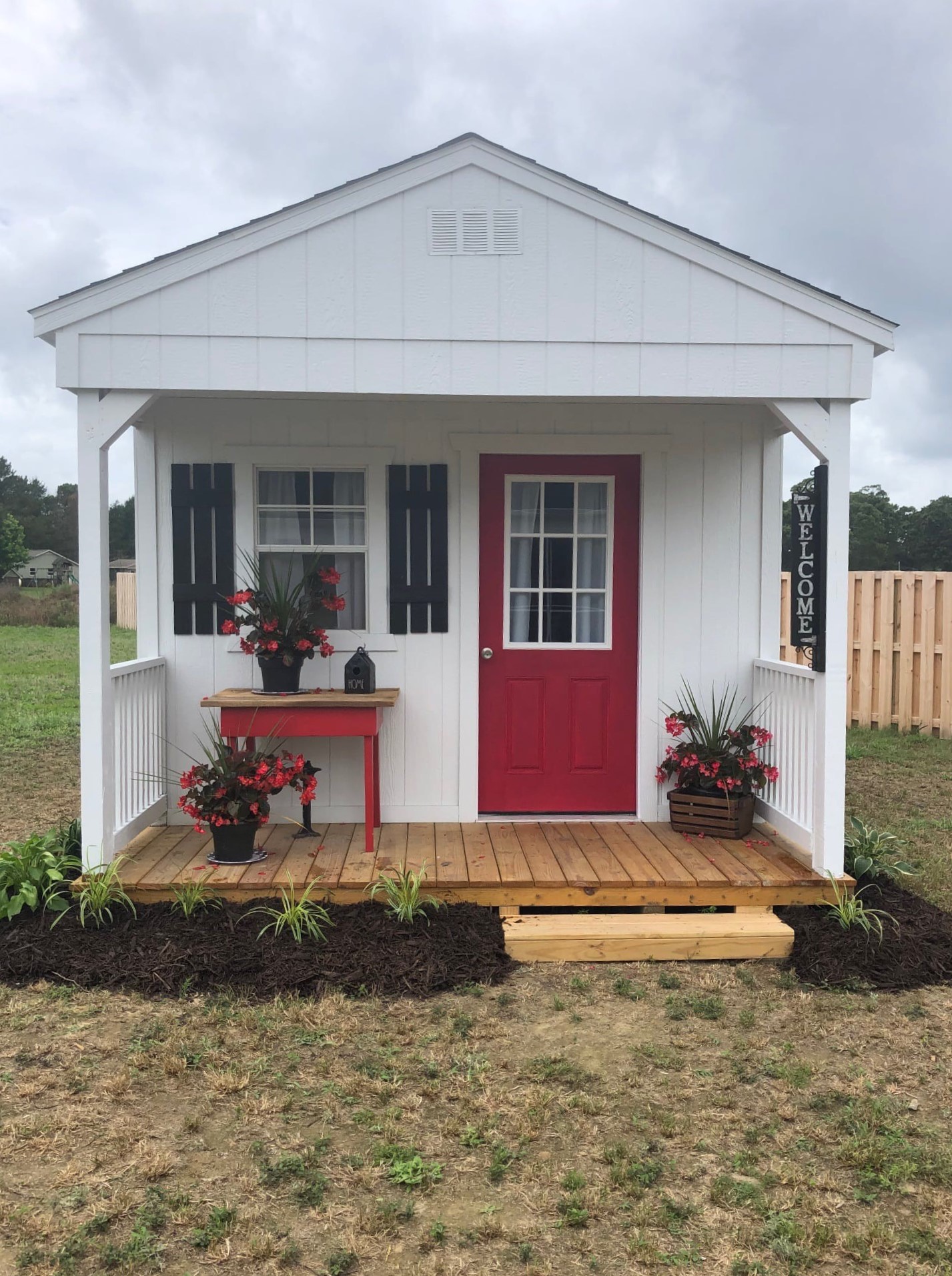 Front Porch Utility Shed 4