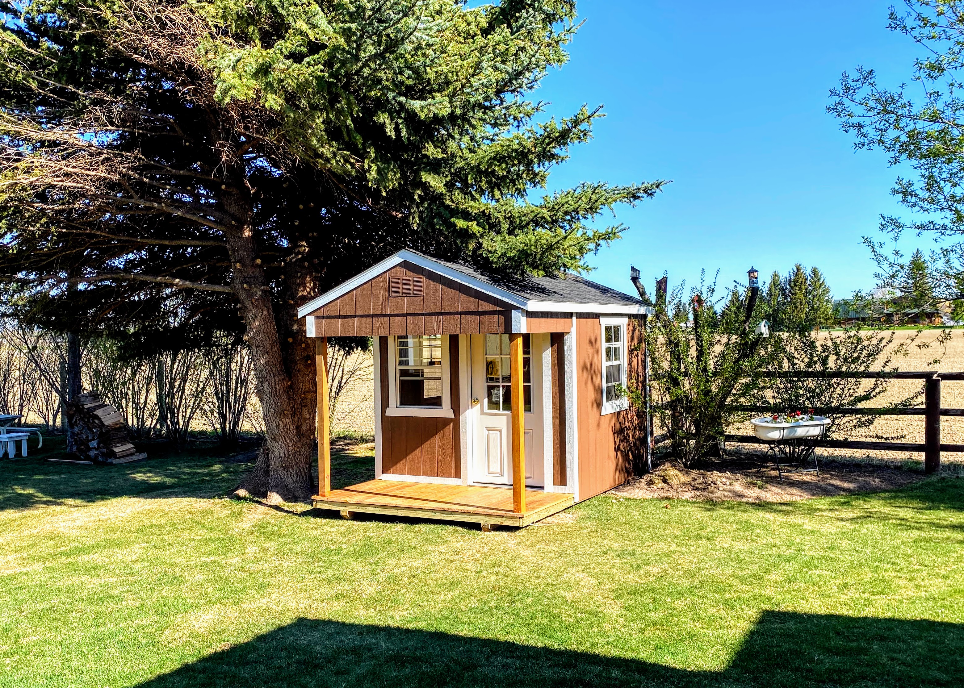 Front Porch Utility Shed 5