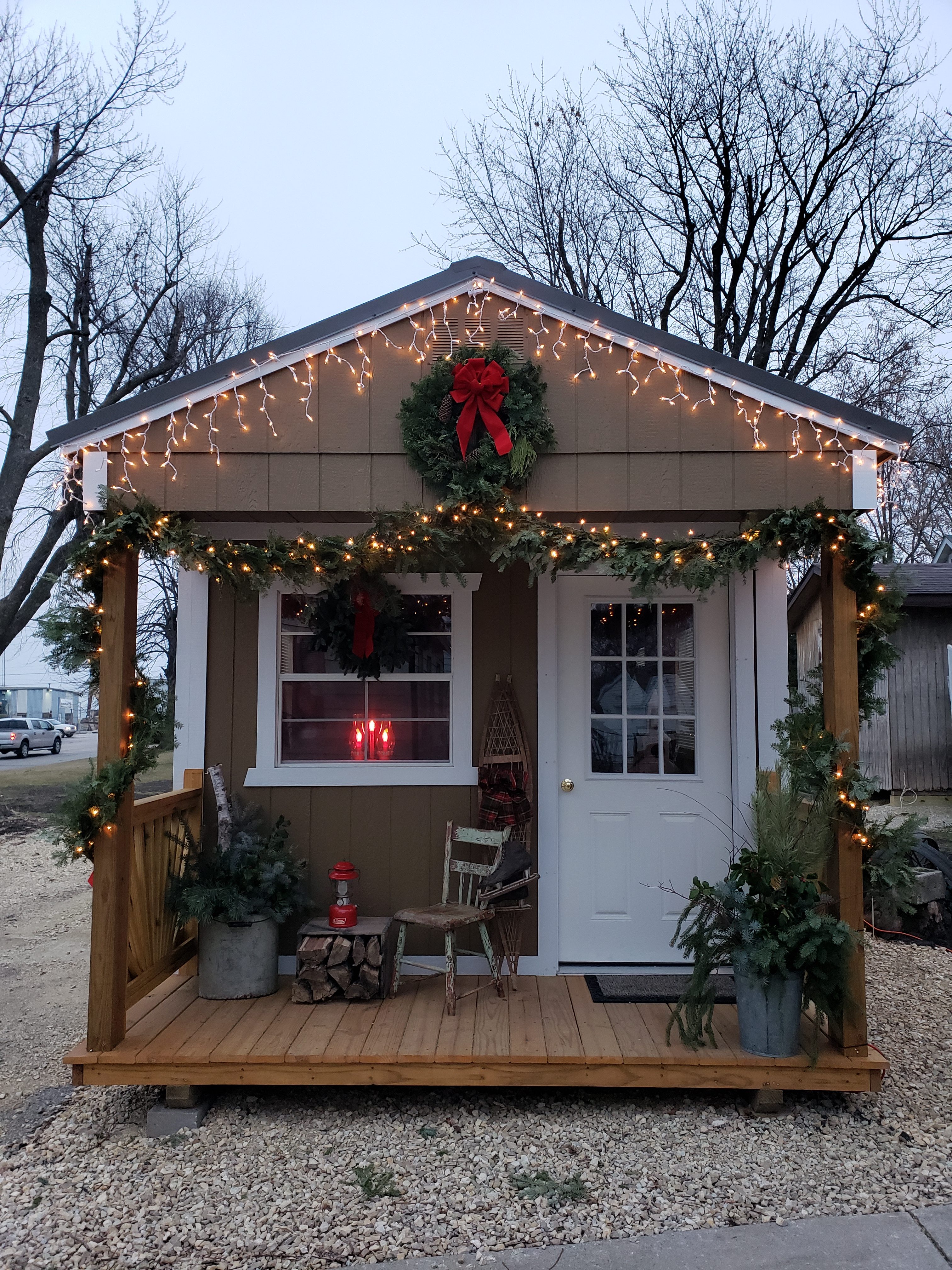 Front Porch Utility Shed 6