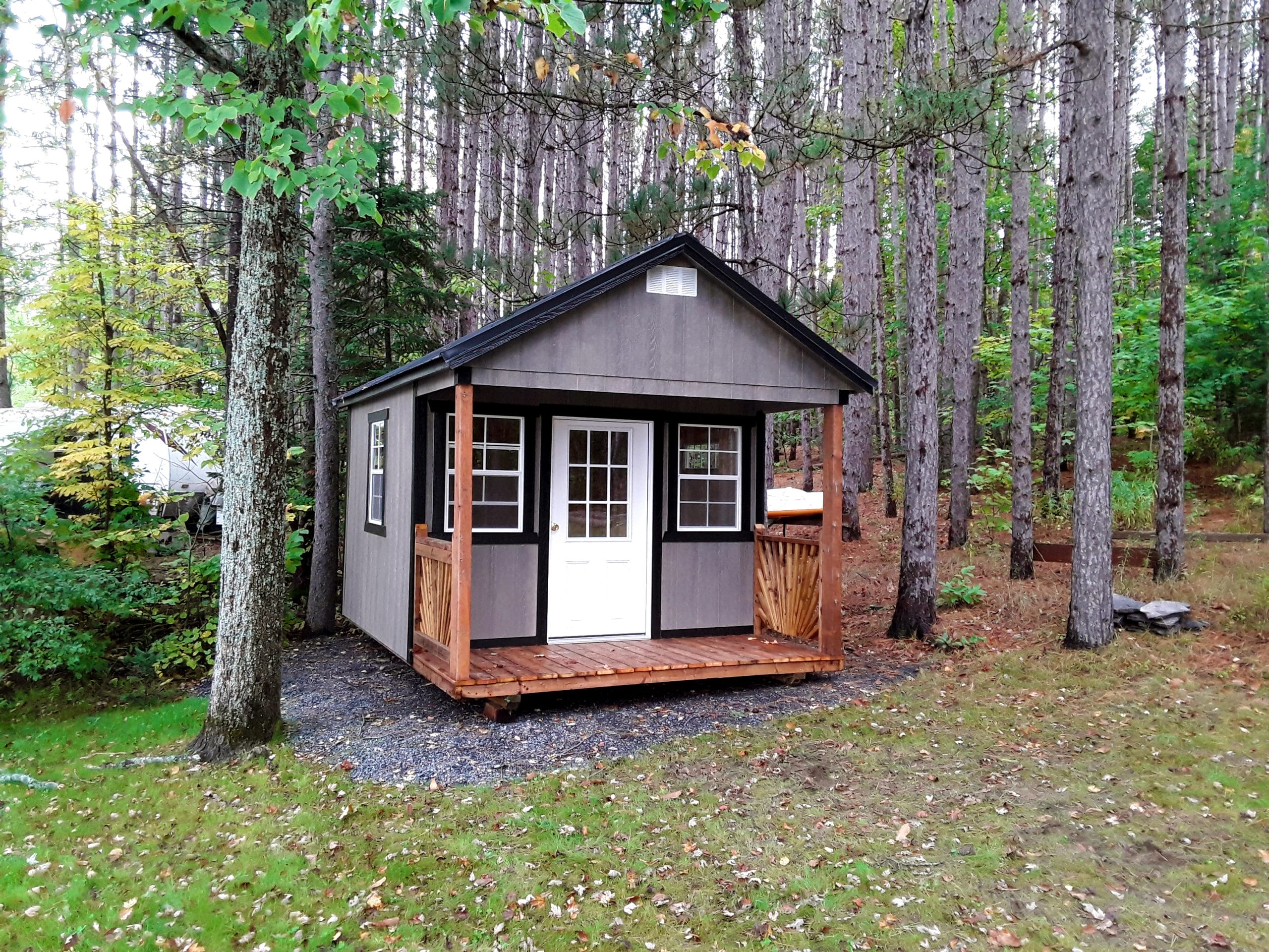 Front Porch Utility Shed 8