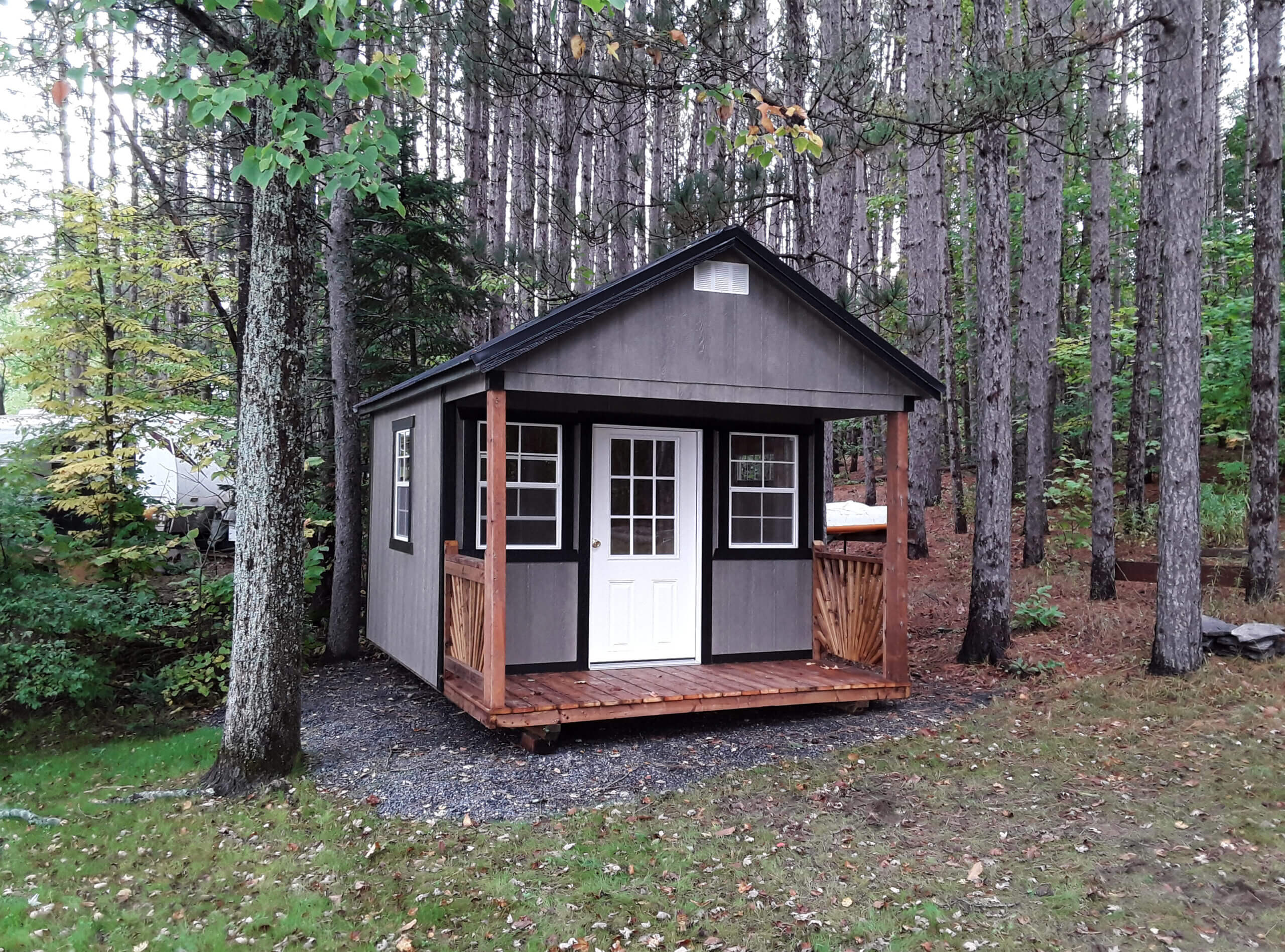 Front Porch Utility Shed 10