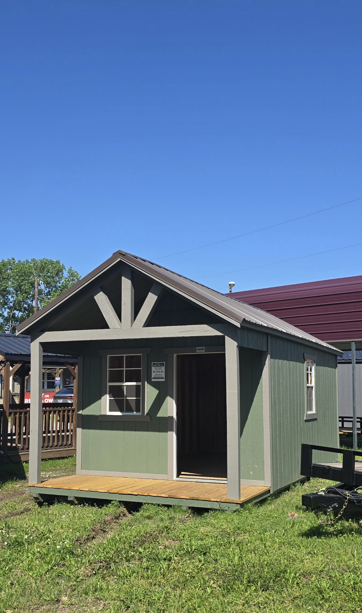 Front Porch Utility Shed 13