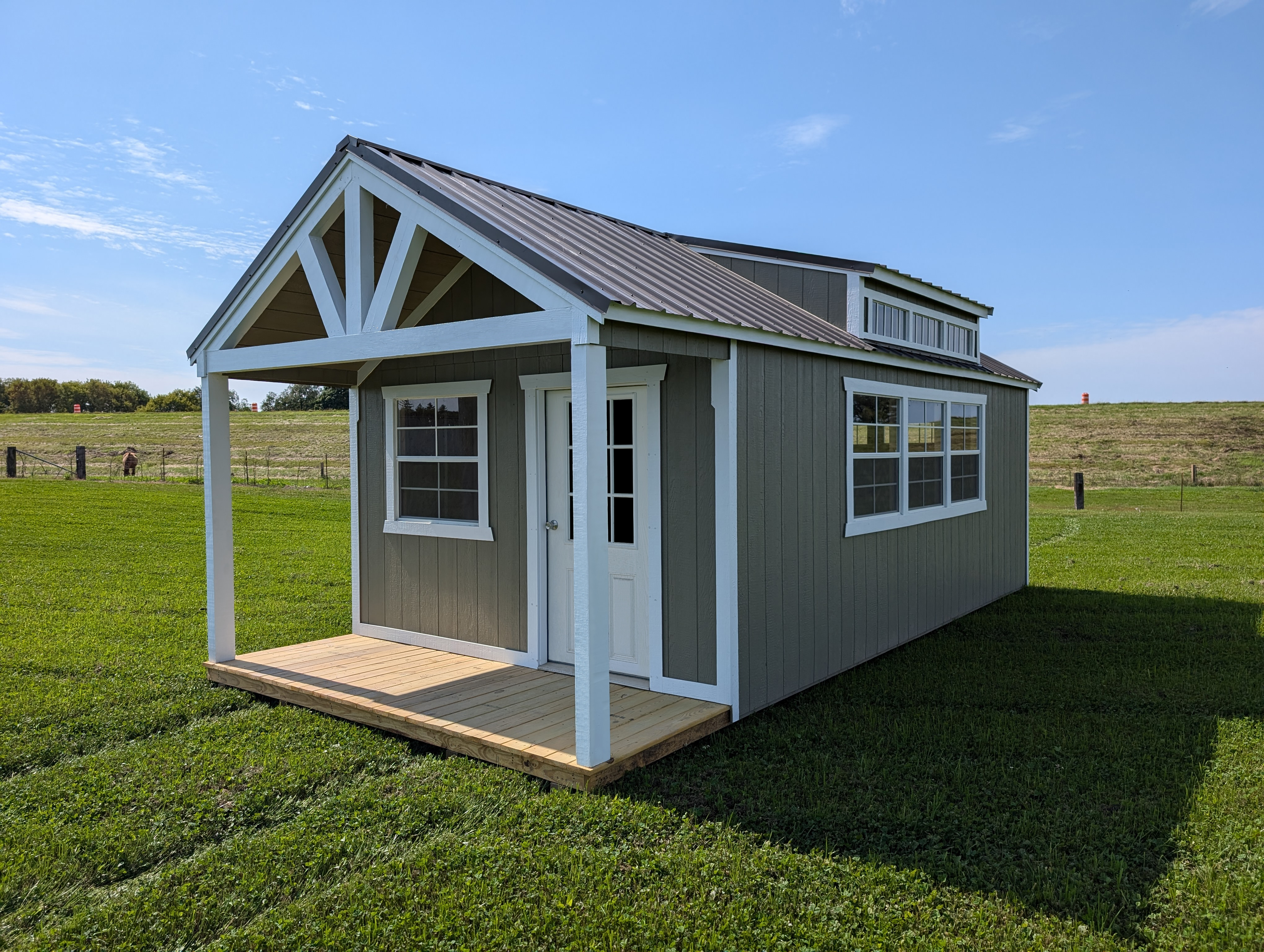 Front Porch Utility Shed 14