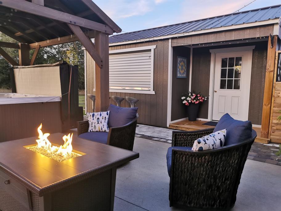 Side Porch Utility Shed